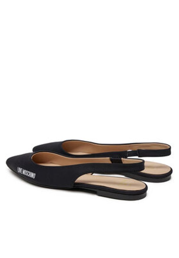Love Moschino - LOVE MOSCHINO Sandały JA11021G1MIM0000 Czarny. Kolor: czarny. Materiał: materiał