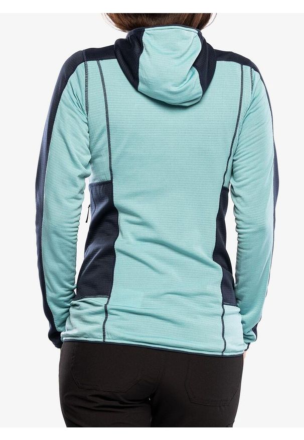 Haglöfs - Bluza z kapturem damska Haglofs L.I.M Mid Fast Hood. Typ kołnierza: kaptur. Kolor: niebieski