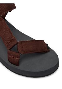 Jack Wolfskin Sandały Taiga A65621 Brązowy ciemny. Kolor: brązowy. Materiał: materiał #3