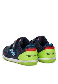 Joma Buty do piłki nożnej Top Flex Jr 2533 TPJS2533INV Granatowy. Kolor: niebieski. Materiał: skóra