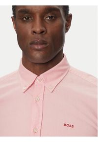 BOSS Koszula H-Roan 50521996 Różowy Slim Fit. Kolor: różowy. Materiał: bawełna #6