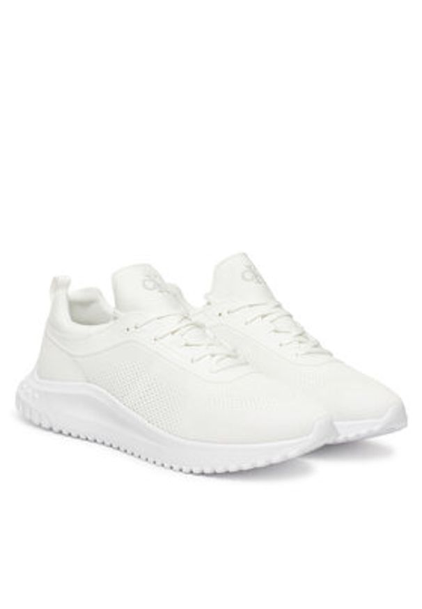 Calvin Klein Sneakersy Eva Runner Sock Mix YM0YM01386 Biały. Kolor: biały. Materiał: mesh