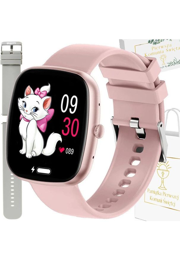Gravity - Zegarek dziecięcy komunijny SMARTWATCH GRAVITY GT18-2 original. Rodzaj zegarka: smartwatch