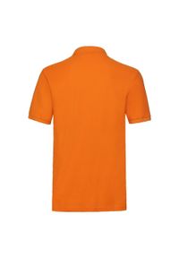 FRUIT OF THE LOOM - Męska Koszulka Polo Premium. Typ kołnierza: polo. Kolor: żółty, pomarańczowy, wielokolorowy