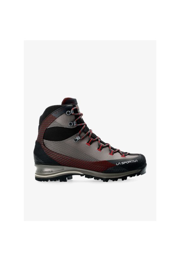 LA SPORTIVA - Buty trekkingowe męskie La Sportiva Trango Trk Leather GTX. Wysokość cholewki: za kostkę. Zapięcie: sznurówki. Kolor: szary. Materiał: materiał, syntetyk, tkanina. Szerokość cholewki: normalna