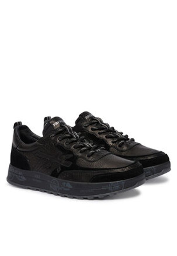 Premiata Sneakersy NOUS VAR 7732 Czarny. Kolor: czarny. Materiał: skóra, zamsz