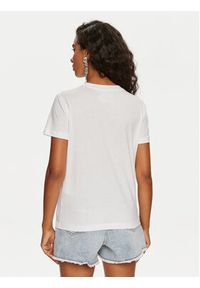 Versace Jeans Couture T-Shirt 76HAHG02 Biały Slim Fit. Kolor: biały. Materiał: bawełna #5