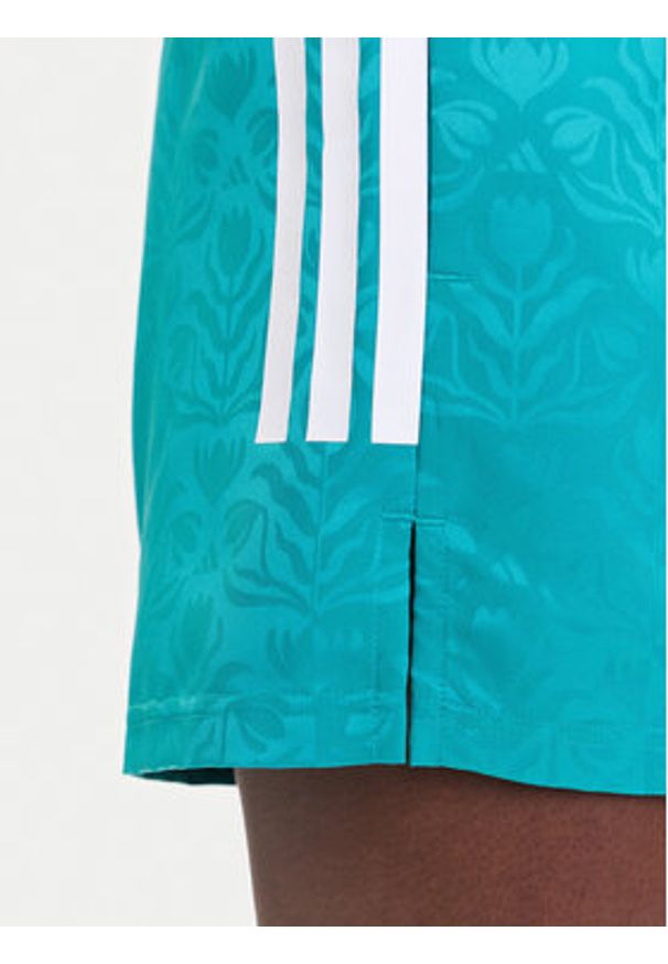 Adidas - adidas Szorty sportowe Tiro x Common Goal JL9208 Turkusowy Loose Fit. Kolor: turkusowy. Materiał: syntetyk
