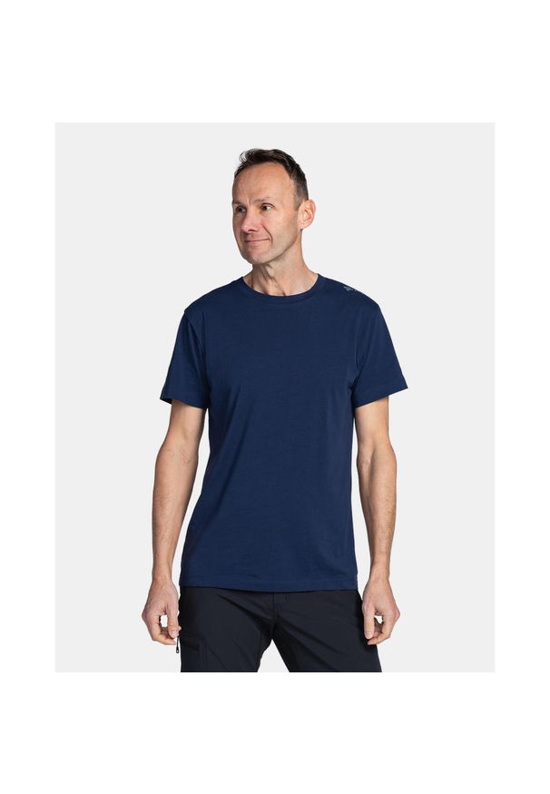 Męska bawełniana koszulka Kilpi PROMO-M. Kolor: niebieski. Materiał: bawełna