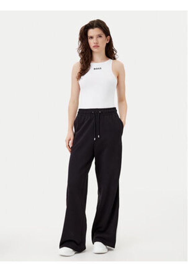 Hugo - HUGO Spodnie dresowe 50531179 Czarny Regular Fit. Kolor: czarny. Materiał: bawełna