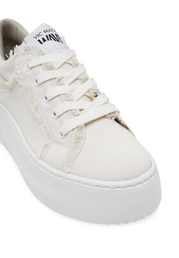 Vic Matié Sneakersy 1G3052D W62BQDBM22 Beżowy. Kolor: beżowy. Materiał: materiał