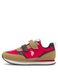 U.S. Polo Assn. Sneakersy NOBIK012A Czerwony. Kolor: czerwony. Materiał: materiał