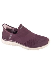 skechers - Buty sportowe Sneakersy damskie, Slip-ins: Virtue - Sleek. Okazja: na co dzień. Kolor: czerwony. Sport: turystyka piesza