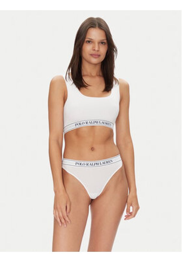Polo Ralph Lauren Stringi 4P0483 Biały. Kolor: biały. Materiał: syntetyk, bawełna