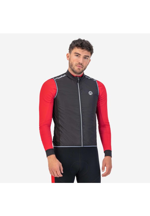 ROGELLI - Kamizelka rowerowa męska Rogelli CORE. Kolor: czarny. Sport: kolarstwo