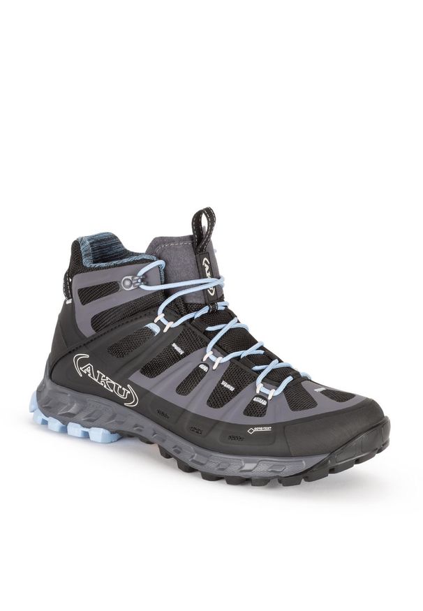 Buty trekkingowe damskie Aku Selvatica Mid GTX. Kolor: wielokolorowy, szary, czarny. Styl: sportowy
