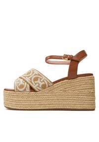 Coccinelle Espadryle E4 QWS 32 01 01 Beżowy. Kolor: beżowy. Materiał: materiał #4