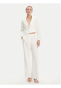 Tatuum Spodnie materiałowe Masda 2 T2508.146 Écru Wide Leg. Kolor: kremowy. Materiał: syntetyk #4