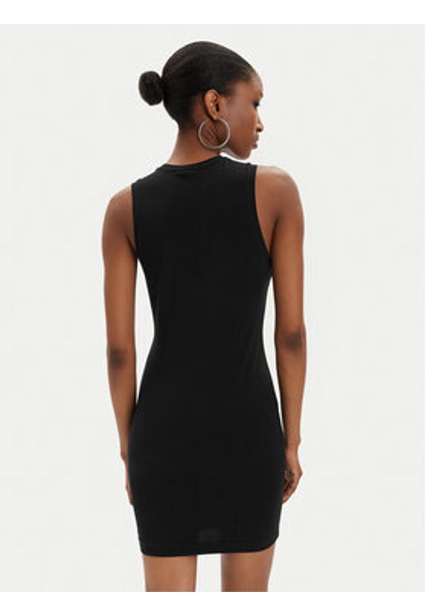 Juicy Couture Sukienka codzienna Prince Rodeo JCBED223827 Czarny Slim Fit. Okazja: na co dzień. Kolor: czarny. Materiał: bawełna. Typ sukienki: proste. Styl: casual