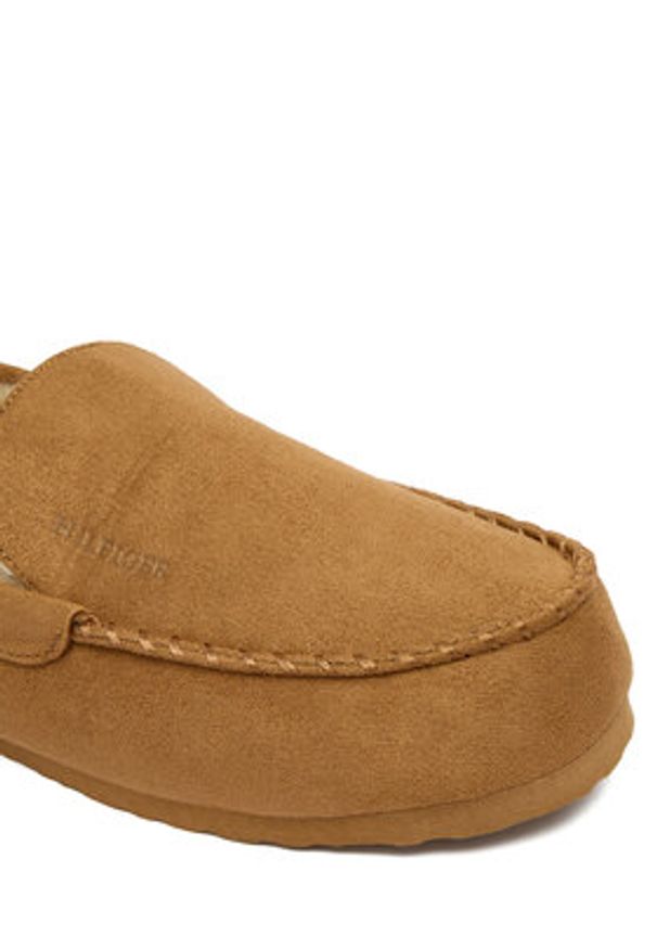 TOMMY HILFIGER - Tommy Hilfiger Kapcie M Driver House FM0FM05617 Brązowy. Kolor: brązowy. Materiał: materiał