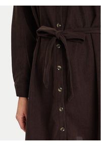 Vero Moda Sukienka koszulowa Elly 10334288 Brązowy Regular Fit. Kolor: brązowy. Materiał: syntetyk. Typ sukienki: koszulowe