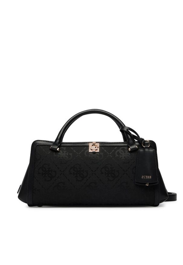 Guess Torebka Audrey Logo HWJG97 55060 Czarny. Kolor: czarny