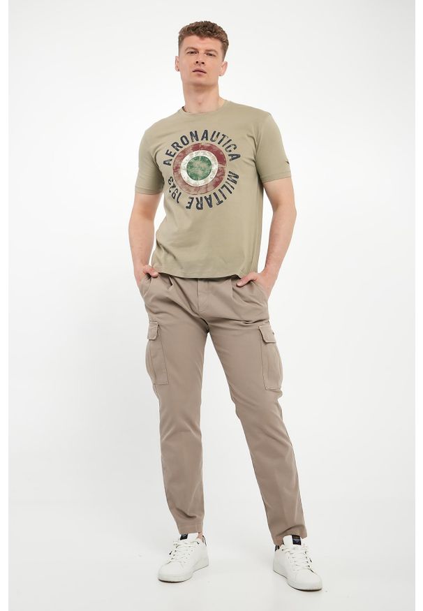 Aeronautica Militare - T-shirt męski z grafiką AERONAUTICA MILITARE