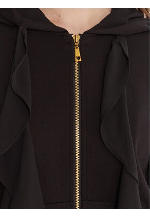 TwinSet - TWINSET Bluza 252LI2NBB Czarny Regular Fit. Kolor: czarny. Materiał: wiskoza