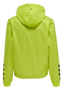 Kurtka do piłki nożnej dla dzieci Hummel Core XK Kids Spray Jacket. Kolor: zielony, żółty, wielokolorowy