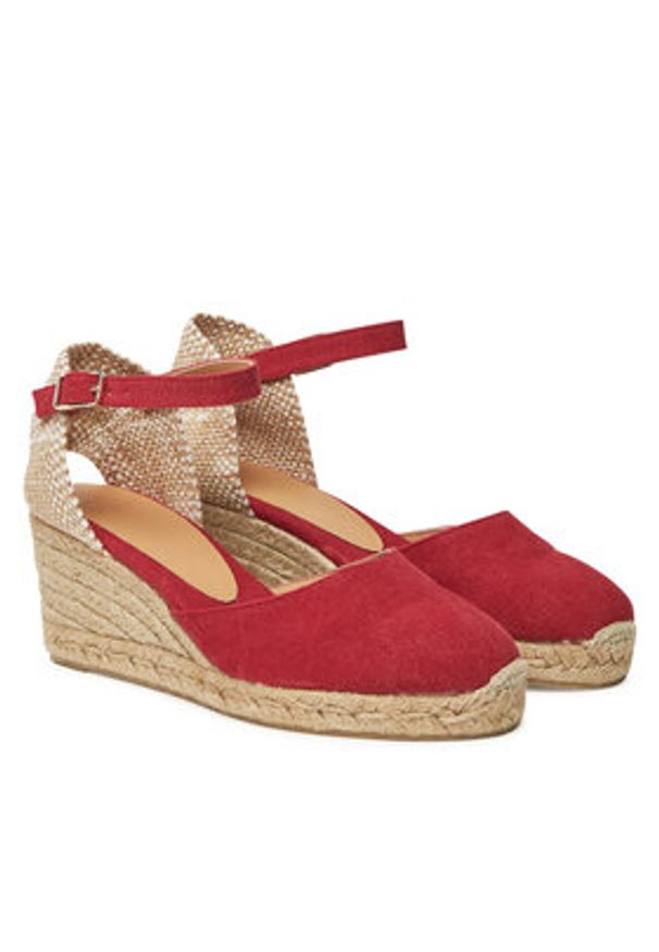 Castañer Espadryle Carol/6/002 021655 Czerwony. Kolor: czerwony. Materiał: materiał