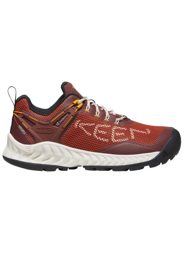 keen - Buty trekkingowe damskie Keen Nxis Evo Wp. Kolor: czerwony. Sport: turystyka piesza