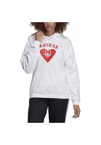 Bluza damska do joggingu Adidas Originals Hoodie biała. Kolor: biały. Sport: bieganie #1