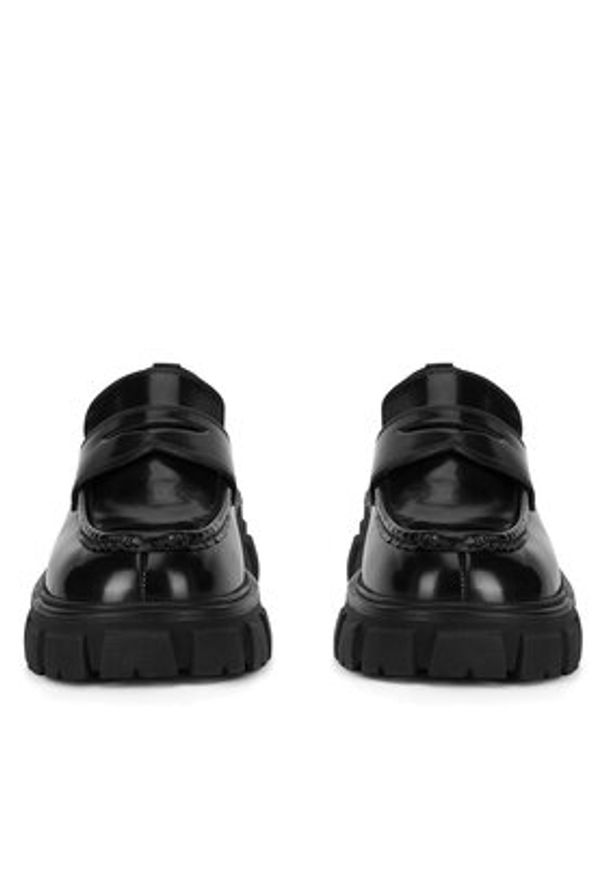 Badura Loafersy ELANA-01WI-002 Czarny. Kolor: czarny. Materiał: skóra, lakier