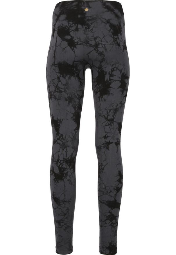 Damskie legginsy bezszwowe Athlecia Theresa Tie Dye. Kolor: szary