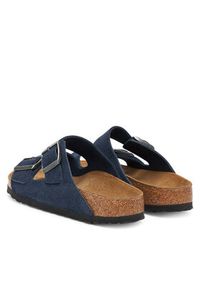 Birkenstock Klapki Arizona 1030895 Granatowy. Kolor: niebieski. Materiał: zamsz, skóra #3