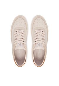 Calvin Klein Sneakersy Basket Lace Up Pro Lth Mix Mg YW0YW01987 Beżowy. Kolor: beżowy. Materiał: skóra #5