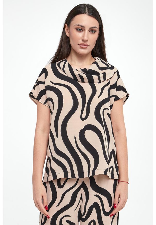Joseph Ribkoff - Bluzka damska we wzór JOSEPH RIBKOFF