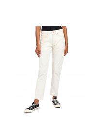 Lee - LEE RIDER DAMSKIE SPODNIE JEANSOWE JEANSY DŻINSY CONCRETE WHITE 112349001 L34X016089