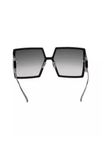 Philipp Plein - PHILIPP PLEIN - Czarne okulary przeciwsłoneczne Diva. Kolor: czarny. Wzór: ażurowy #7