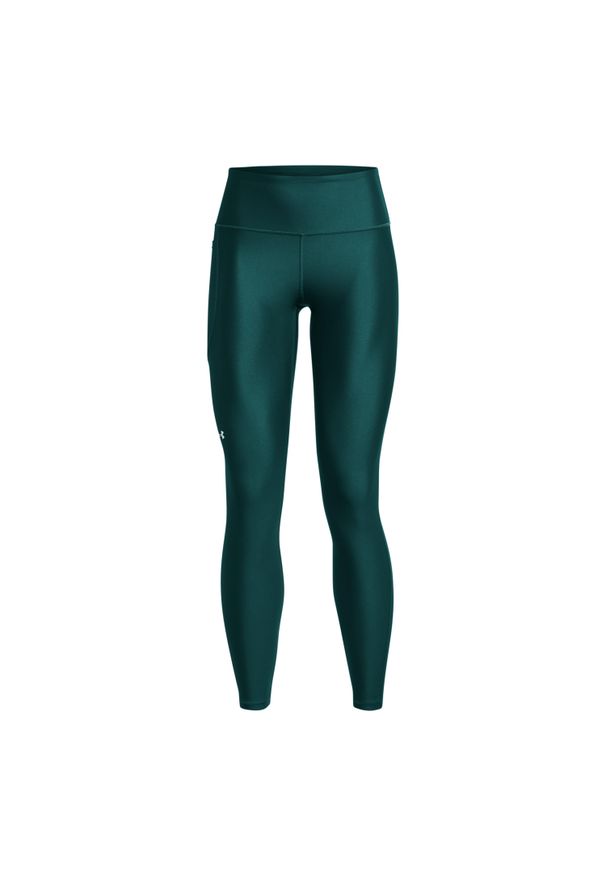 Damskie legginsy z wysokim stanem Under Armour HeatGear®. Stan: podwyższony. Kolor: biały, niebieski, wielokolorowy. Sport: bieganie
