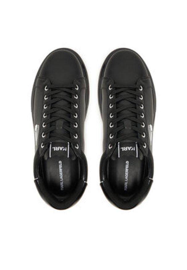 Karl Lagerfeld - KARL LAGERFELD Sneakersy KL52630N Czarny. Kolor: czarny. Materiał: skóra