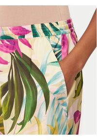 Guess Spodnie palazzo W5GB11 WH9C2 Kolorowy Wide Leg. Materiał: syntetyk. Wzór: kolorowy