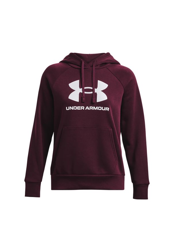 Bluza treningowa damska Under Armour Rival Fleece Big Logo. Kolor: czerwony