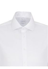 Seidensticker Koszula 01.293677 Biały Shaped Fit. Kolor: biały. Materiał: bawełna #3