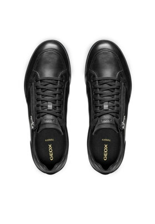 Geox Sneakersy U Renan U564GA 000FF C9999 Czarny. Kolor: czarny. Materiał: skóra