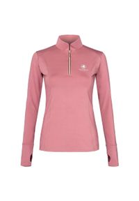 Koszulka jeździecka damska EQUESTRIAN QUEEN Bailey z długim rękawem. Kolor: różowy. Materiał: materiał. Długość rękawa: długi rękaw. Długość: długie #1