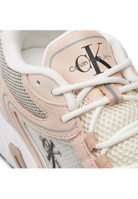 Calvin Klein Jeans Sneakersy Retro Tennis Su-Mesh Wn YW0YW00891 Beżowy. Kolor: beżowy. Materiał: mesh