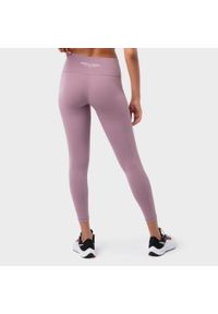 Kobieta Fitness Legginsy sportowe ze średnim stanem Luxe SIROKO Wrzosowy Fiolet. Kolor: fioletowy, wielokolorowy, różowy. Materiał: nylon. Sport: fitness