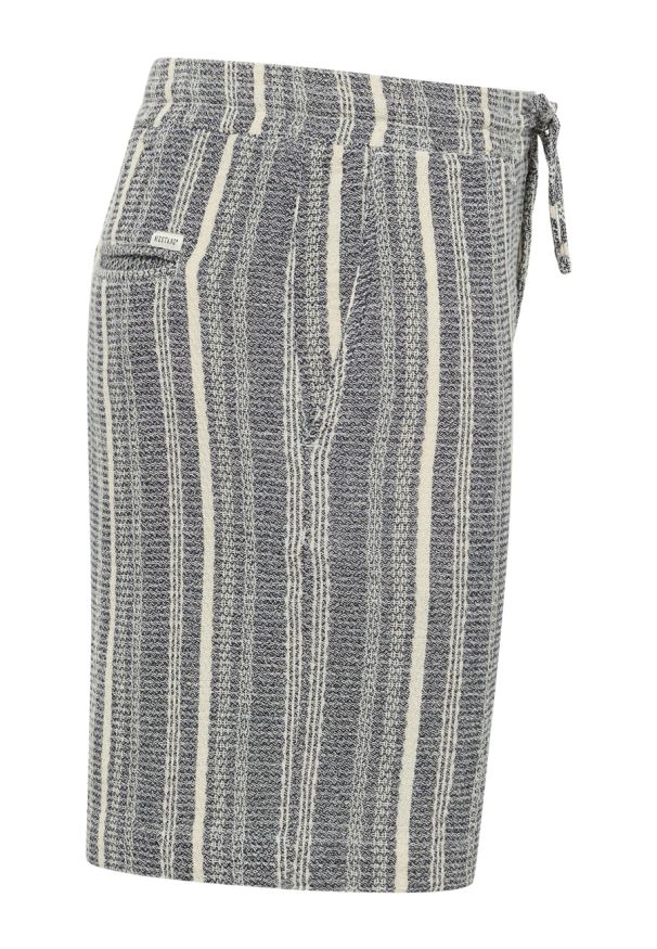Męskie szorty Mustang Style Lockport Shorts Blue Dobby Stripe 1016479 12740