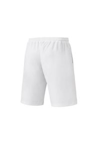 YONEX - Spodnie badminton męskie Yonex YM0030WH. Kolor: biały. Materiał: materiał, syntetyk. Długość: krótkie